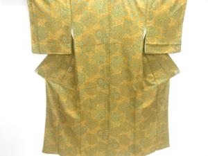 切り嵌め風花鳥模様小紋着物